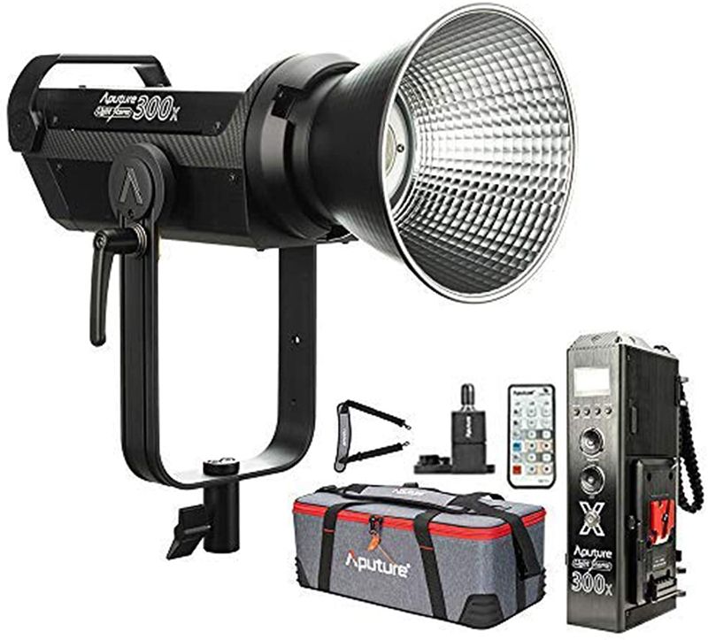 Photo 1 of Aputure LS 300x Bi-Color LED Video Light, 2700-6500k 350W 24300lux@1m Sidus Link App & 2.4Ghz Remote Control 9 Built-in Lighting Effects CCT Presets Support
