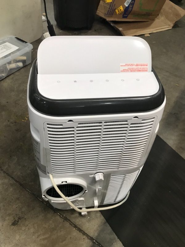 Photo 2 of ***NOT FUNCTIONAL PARTS ONLY** BLACK+DECKER BPP08HWTB Portable Air Conditioner with Heat and Remote Control, 8,000 BTU SACC/CEC (12,000 BTU ASHRAE), Cools Up to 350 Square Feet, White
