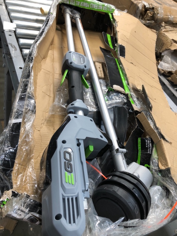Photo 5 of 
EGO 15 in 56V LithiumIon Cordless Electric String Trimmer with Foldable Shaft 25 Ah Battery and Charger Included UNABLE TO TEST FUNCTIONALITY