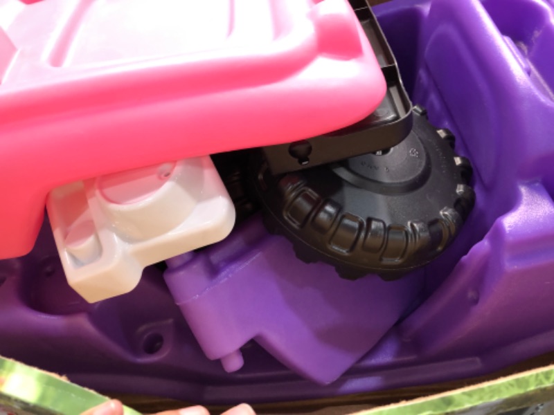 Photo 3 of ***MISSING PARTS***Little Tikes Pink and Purple Princess Cozy Foot to Floor Kids Ride On Truck