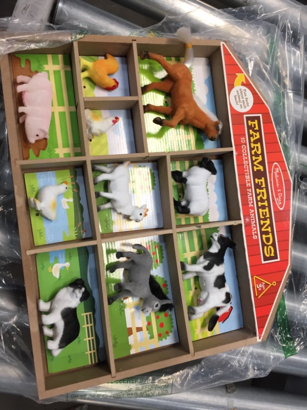 Photo 2 of -Melissa &-Doug Farm Friends Collectible Toy Animal Figures (10 pcs)
