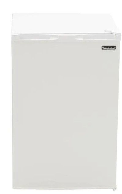 Photo 1 of 3.0 cu. ft. Upright Freezer in White
