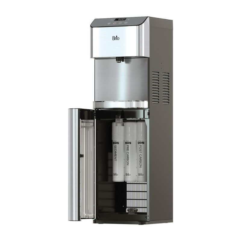 Photo 1 of (DENTED AND DAMAGED BACK/SIDE)
Brio Moderna Tri-temp 3-Stage Point of Use Water Cooler with UV Self-Cleaning