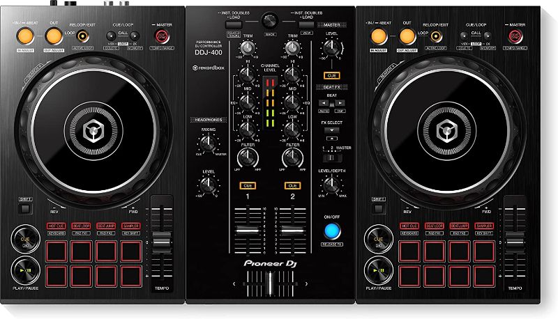 Photo 1 of (missing power cords) PIONEER DJ DJ Controller (DDJ-400)
