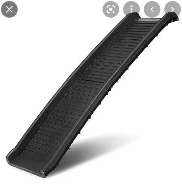 Photo 1 of 61" black plastic ramp pets (STOCK PHOTO DOES NOT ACCURATELY REFLECT ACTUAL PRODUCT) 