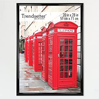 Photo 1 of (CRACKED FRAME) 
MCS Trendsetter Poster Back-Loading Wall Art & Puzzle Frame, 20 x 28 in, Black