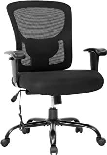 Photo 1 of Big and Tall Office Chair 400lbs Cheap Desk Chair Mesh Computer Chair with Lumbar Support Wide Seat Adjust Arms Rolling Swivel High Back Task Executive Ergonomic Chair for Women Men,Black
