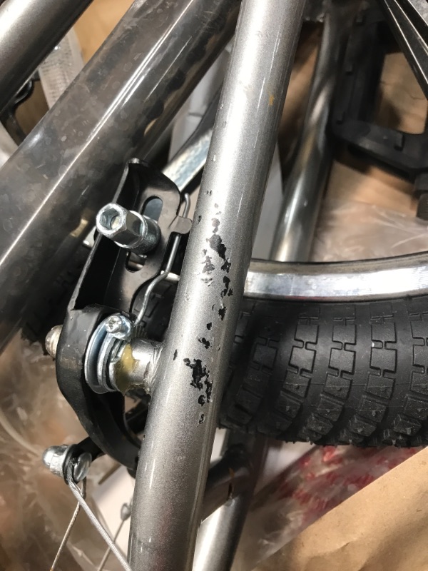 Photo 3 of (COSMETIC DAMAGES; BRAKE LINES DISCONNECTED) 
Mongoose Legion Mag Freestyle Sidewalk BMX Bike for Kids, Children and Beginner-Level to Advanced Riders, 20 in. Wheels, Hi-Ten Steel Frame, Micro