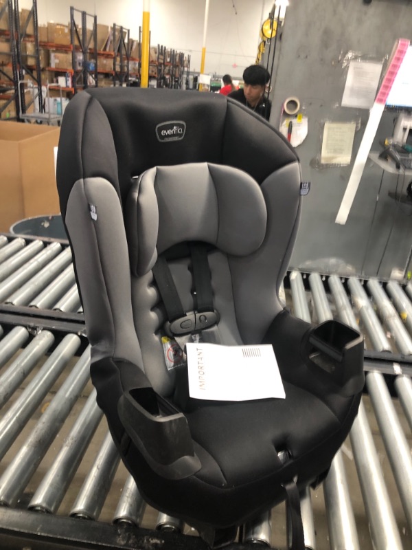 Photo 2 of Evenflo Sonus Convertible Car Seat, Charcoal Sky