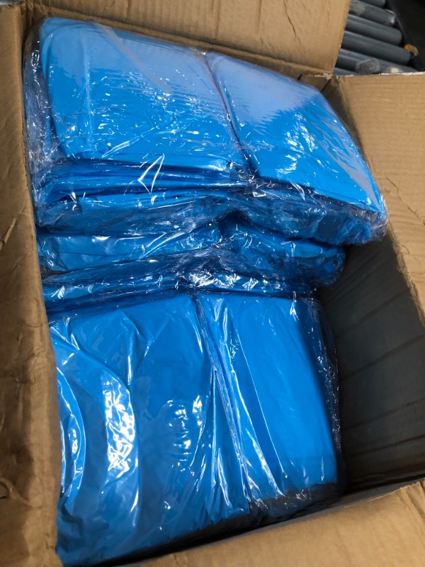 Photo 3 of hand2mind Polyethylene, Level 1, Disposable, Non-Surgical Isolation Gowns, Blue, 150 pcs/case (10 Bags of 15 Gowns per case)
