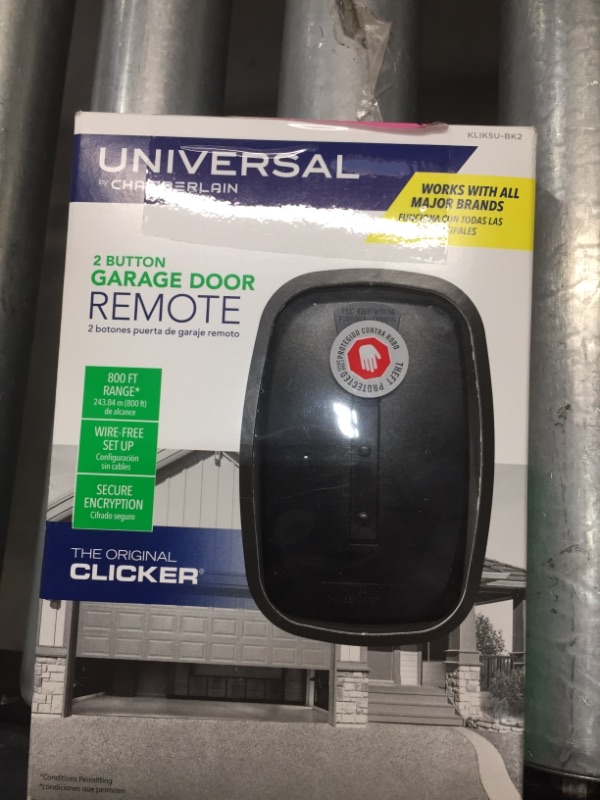 Photo 2 of Universal Clicker Black Garage Door Remote Control