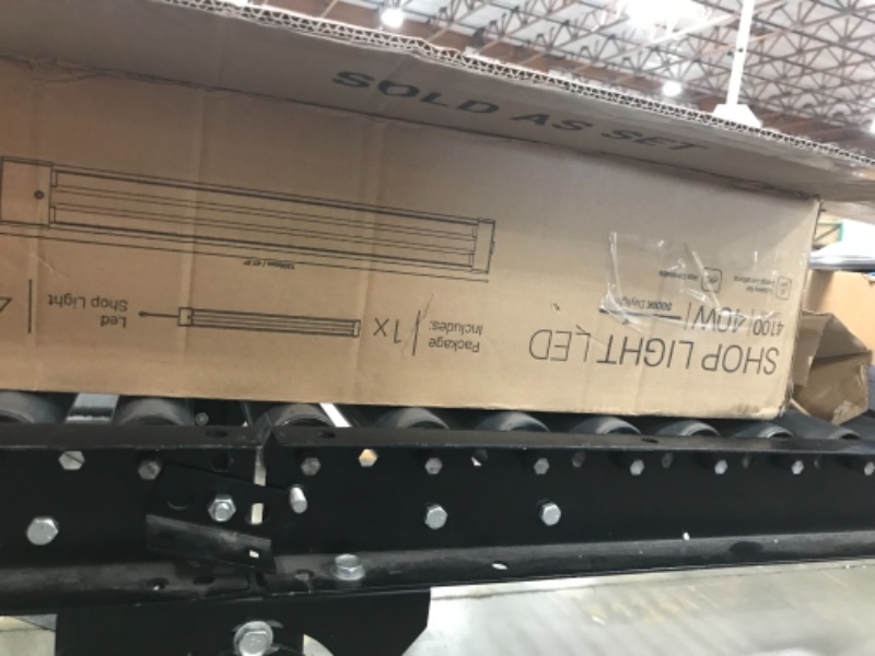 Photo 1 of Sunco Lighting 12 Pack LED Utility Shop Light, 4 FT, Linkable Integrated Fixture, 40W=260W, 5000K Daylight, 4100 LM, Frosted Lens, Surface/Suspension Mount, Pull Chain, Garage - ETL, Energy Star
