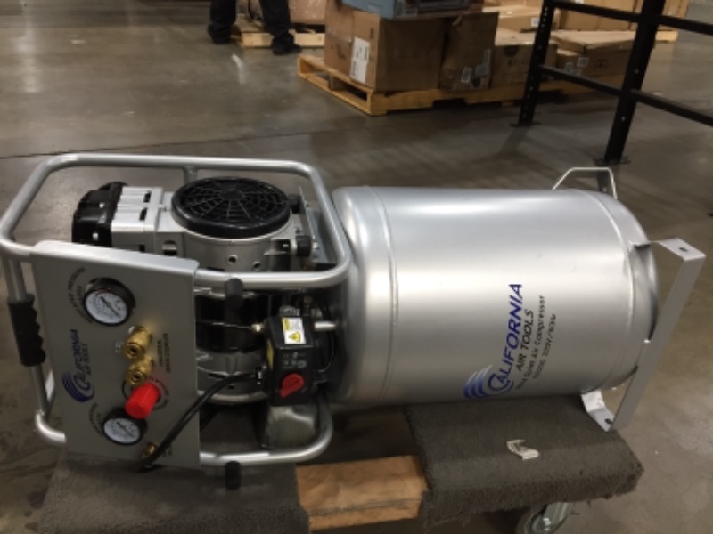 Photo 2 of California Air Tools Cat-10020c 2 HP 10 Gallon Ultra Quiet Steel Tank Air Compressor