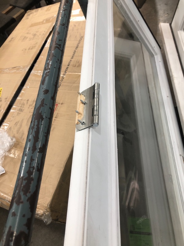 Photo 1 of 72-in x 80-in Tempered Clear Glass Primed Steel Left-Hand Inswing Prehung Double Door French Patio Door ENERGY STAR Northern Zone ENERGY STAR North/Central Zone DOORS ONLY 