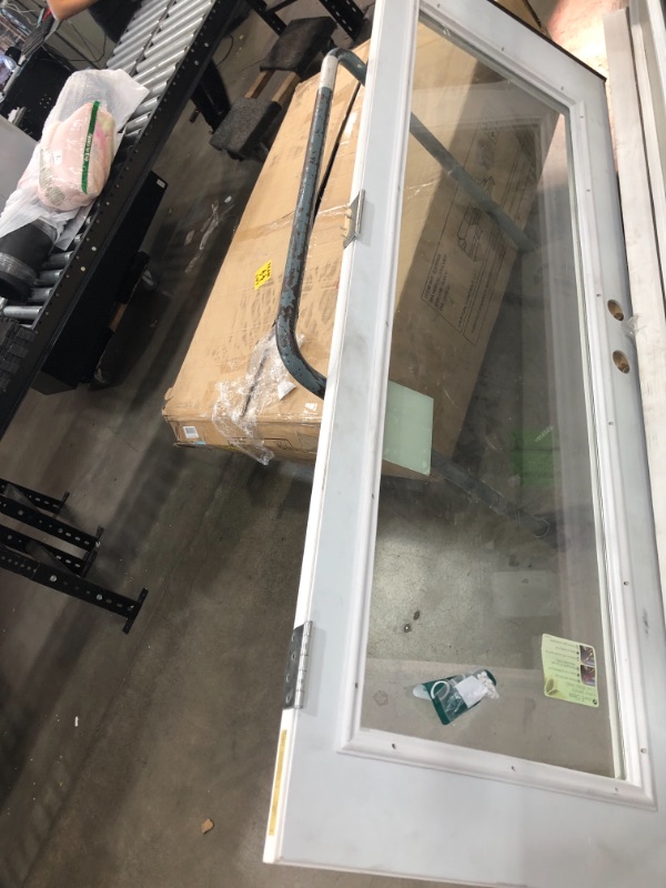 Photo 1 of 72-in x 80-in Tempered Clear Glass Primed Steel Left-Hand Inswing Prehung Double Door French Patio Door ENERGY STAR Northern Zone ENERGY STAR North/Central Zone DOORS ONLY 