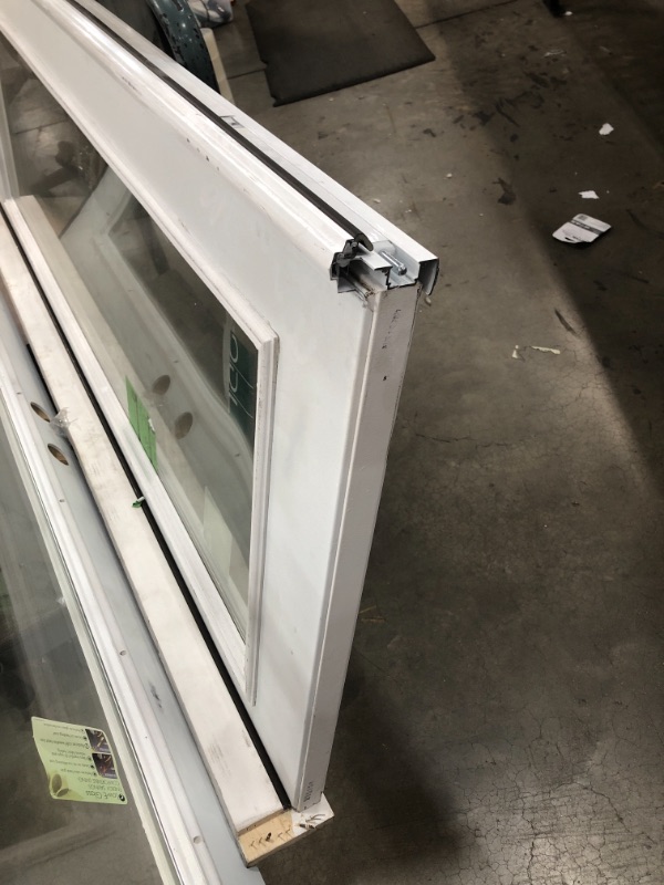 Photo 1 of 72-in x 80-in Tempered Clear Glass Primed Steel Left-Hand Inswing Prehung Double Door French Patio Door ENERGY STAR Northern Zone ENERGY STAR North/Central Zone DOORS ONLY 