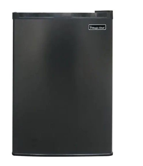 Photo 1 of MAGIC CHEF 2.6 cu. ft. Mini Fridge in Black, ENERGY STAR
