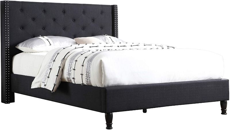 Photo 1 of ***PARTS ONLY*** Full Size Bed Headboard Black 