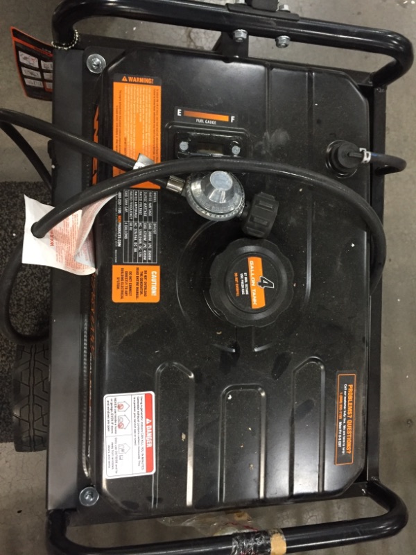 Photo 6 of ***PARTS ONLY***WEN DF475T Dual Fuel 120V/240V Portable Generator with Electric Start Transfer Switch Ready, 4750-Watt, CARB Compliant
