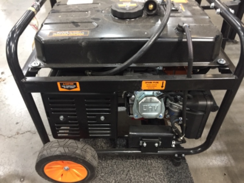 Photo 4 of ***PARTS ONLY***WEN DF475T Dual Fuel 120V/240V Portable Generator with Electric Start Transfer Switch Ready, 4750-Watt, CARB Compliant
