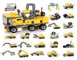 Photo 1 of Batlofty STEM Building Toys, 318+ PCS 16-in-1 Construction Site Vehicles Toy Set, Construction Truck Vehicle Car, Kids
