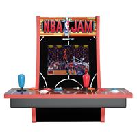 Photo 1 of ARCADE1UP NBA JAM 2-Player CC W/LIT MARQ, Multi
