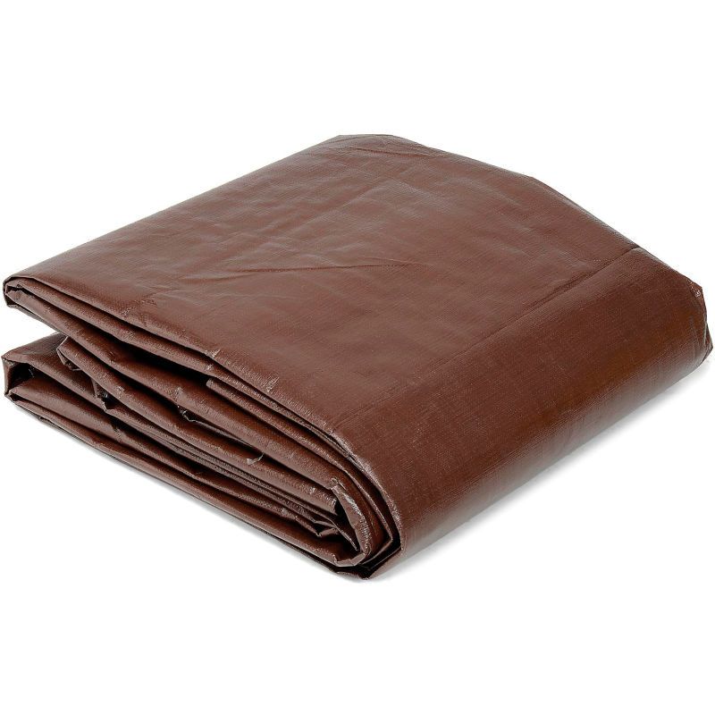 Photo 1 of 15' x 15' Super Heavy Duty 8 oz. Tarp Brown