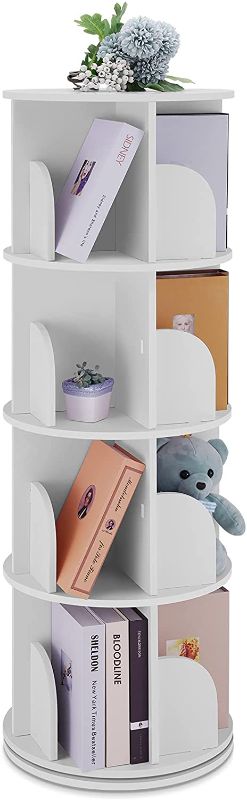 Photo 1 of NAIYUFA Rotating Bookshelf 360 Display Floor Standing Bookcase Storage Rack for Kids&Adults Multi-Functional Bookshelf Organizer
AS IS USED 