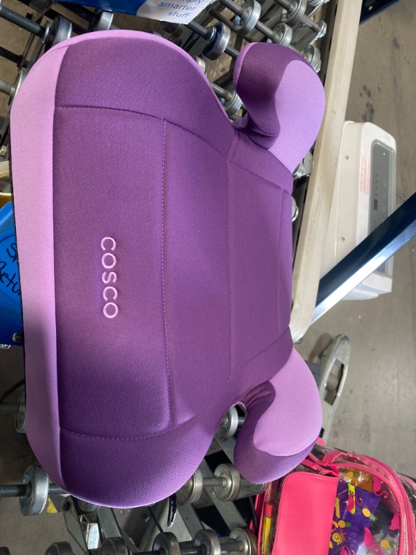 Photo 2 of Cosco Topside Child Safe Belt Positioned Backless Booster Car Seat, Purple Grape
AS IS USED