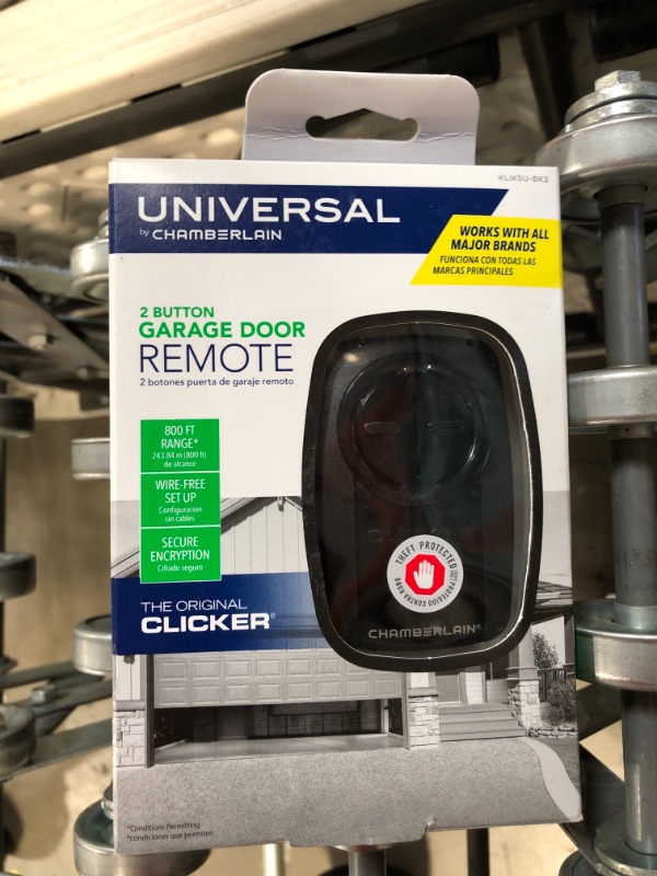 Photo 2 of Universal Clicker Black Garage Door Remote Control