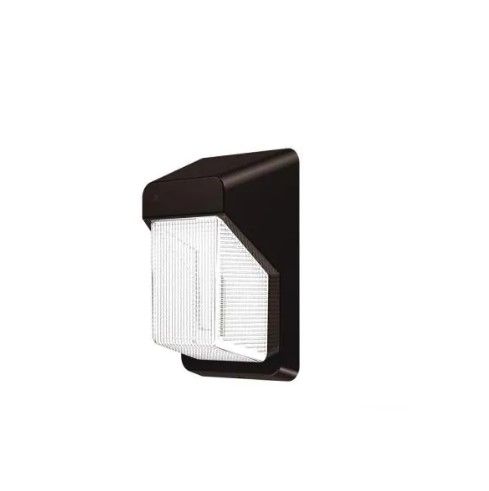 Photo 1 of PROBRITE
30-Watt Integrated LED Bronze Outdoor Wall Pack Commercial Over Door Light, 3000 Lumens