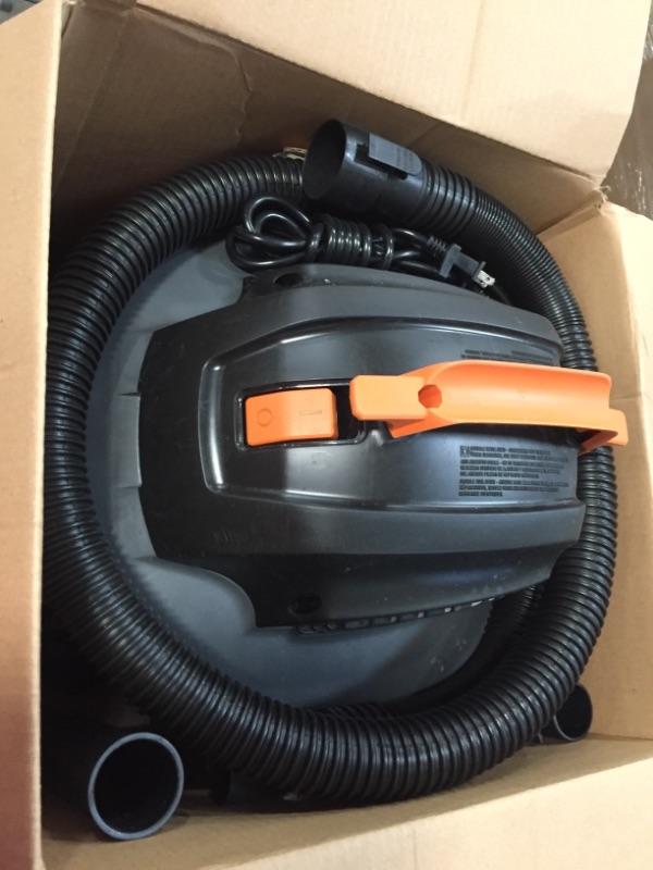 Photo 3 of RIDGID
6 Gal. 3.5-Peak HP NXT Wet/Dry Shop Vacuum with Filter, Hose and Accessories