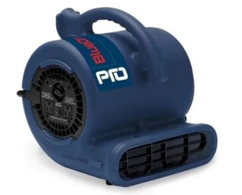 Photo 1 of BlueDri
BlueDri Pro-25 1/4 HP Air Mover Blower Fan for Water Damage Restoration Carpet Dryer Floor Home and Plumbing Use, Gray