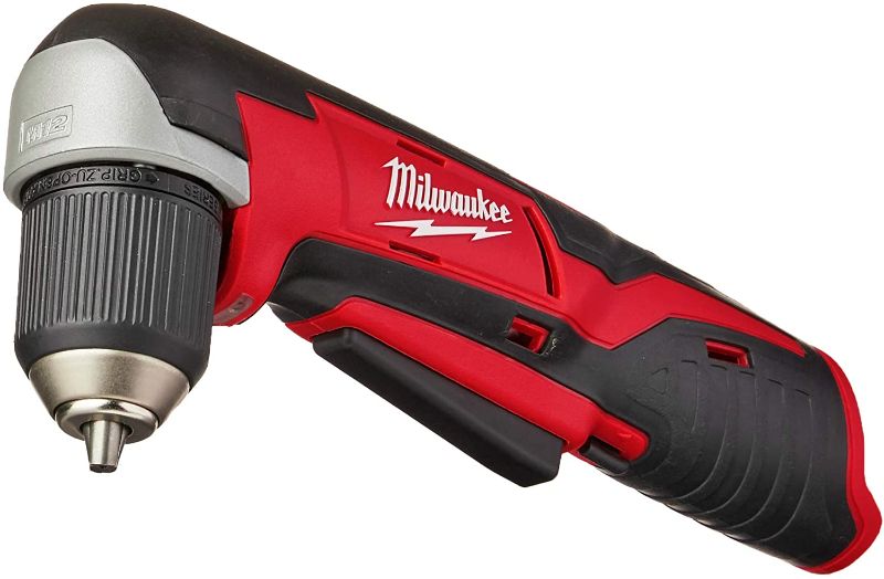 Photo 1 of Milwaukee 2415-20 M12 12-Volt Lithium-Ion Cordless Right Angle Drill, 3/4 In, Bare Tool, Medium
