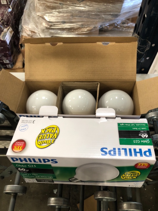 Photo 1 of 40-Watt Equivalent G25 Halogen White Decorative Globe Light Bulb (3-Pack)
2 pack