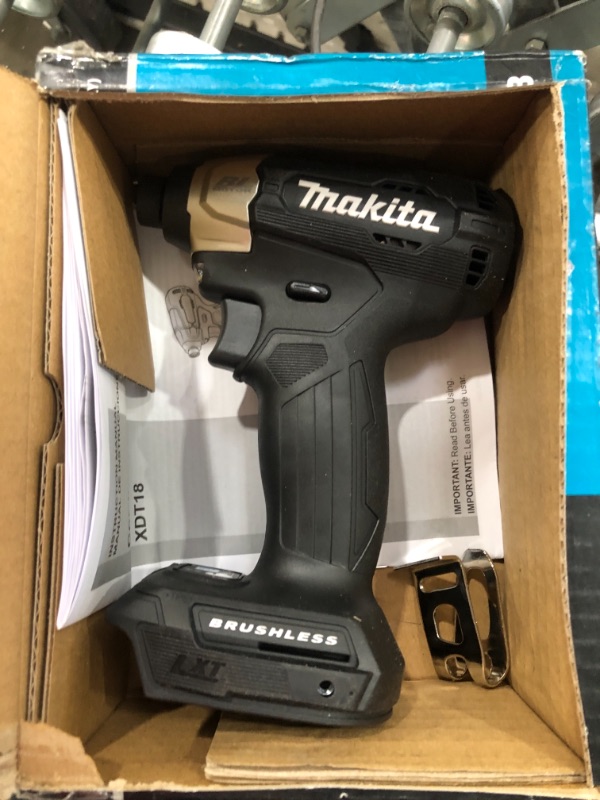 Photo 2 of Makita
18-Volt LXT Lithium-Ion Sub-Compact Brushless Cordless Impact Driver (Tool Only)