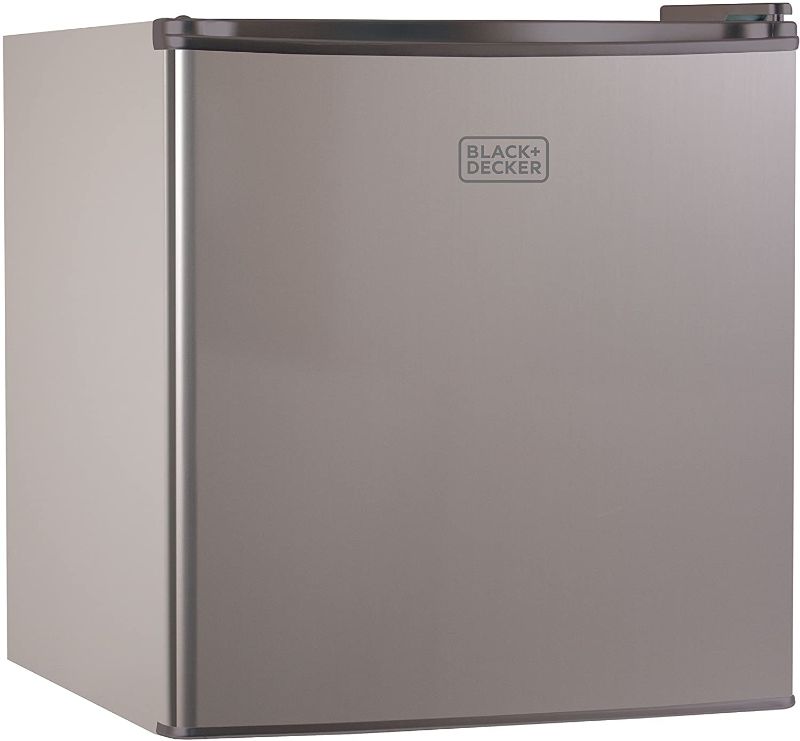 Photo 1 of BLACK+DECKER BCRK17V Compact Refrigerator Energy Star Single Door Mini Fridge with Freezer, 1.7 Cubic Ft., VCM
