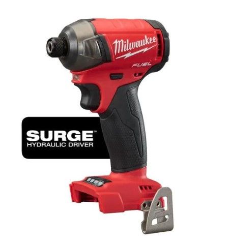 Photo 1 of Milwaukee
M18 FUEL SURGE 18-Volt Lithium-Ion Brushless Cordless 1/4 in. Hex Impact Driver (Tool-Only)