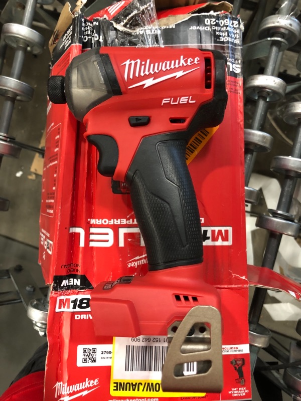 Photo 2 of Milwaukee
M18 FUEL SURGE 18-Volt Lithium-Ion Brushless Cordless 1/4 in. Hex Impact Driver (Tool-Only)