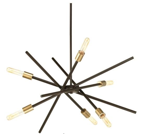 Photo 1 of Astra Collection 6-Light Antique Bronze Mid-Century Modern Chandelier Light
by Progress Lighting
ACTUAL COLOR GOLD