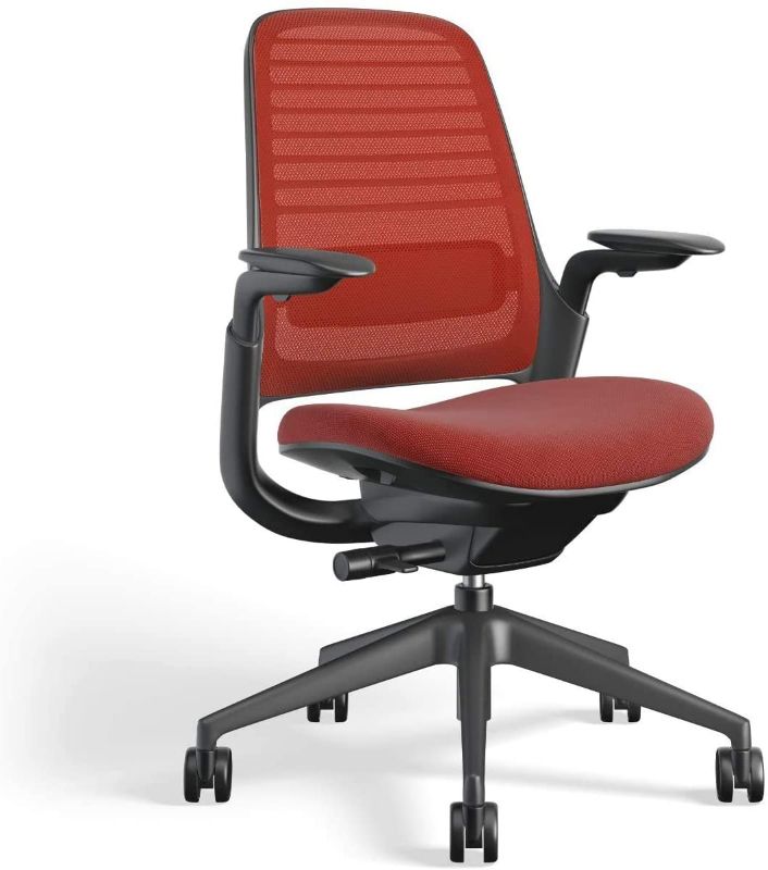 Photo 1 of Steelcase Series 1 Work Office Chair, Scarlet
