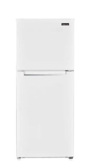 Photo 1 of Magic Chef
10.1 cu. ft. Top Freezer Refrigerator in White