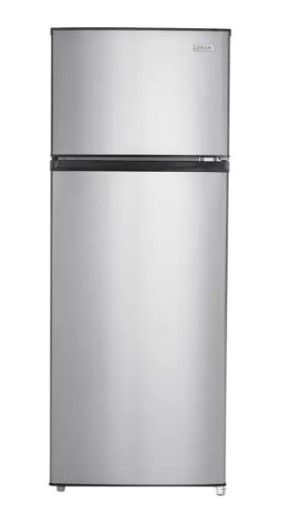 Photo 1 of 7.1 cu. ft. Top Freezer Refrigerator in Stainless Steel Look
by
Vissani