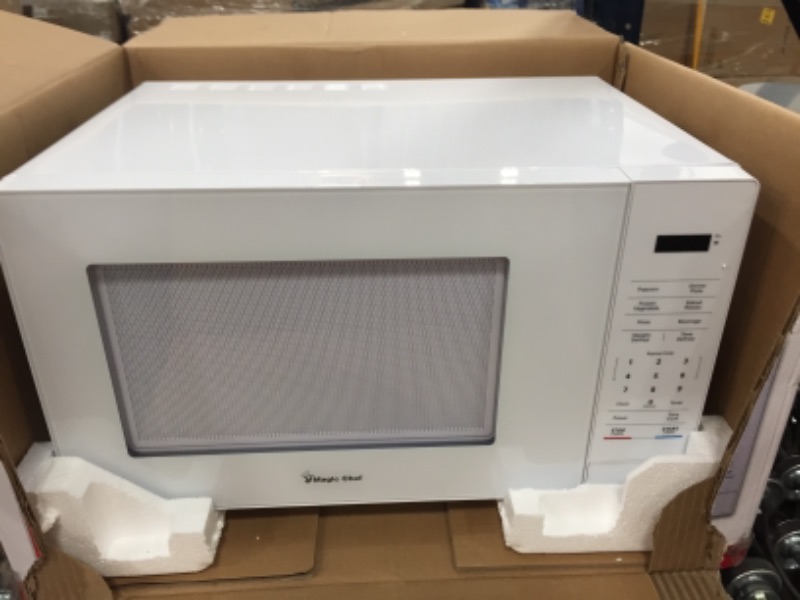 Photo 2 of 1.1 cu. ft. Countertop Microwave in White