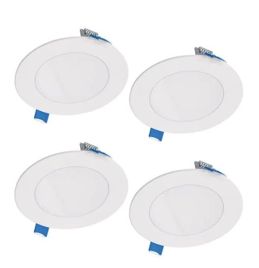 Photo 1 of Halo
HLBSL4 Series 4 in. 3000K-5000K Selectable CCT Integrated LED White Downlight Recessed Light with Round Trim (4-Pack)