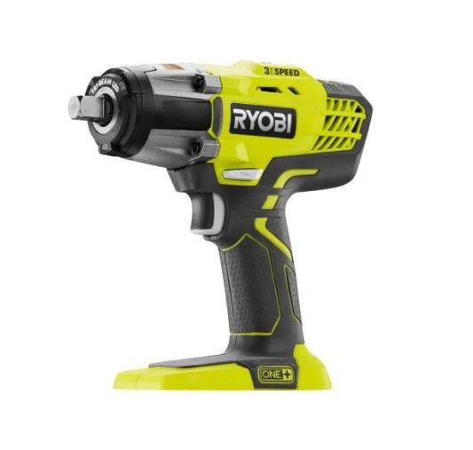 Photo 1 of RYOBI
ONE+ 18V Cordless 3-Speed 1/2 in. Impact Wrench (Tool-Only)