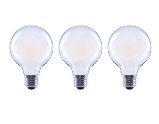 Photo 1 of EcoSmart
40-Watt Equivalent G25 Globe Dimmable ENERGY STAR Frosted Glass Filament LED Vintage Edison Light Bulb Daylight (3-Pack)