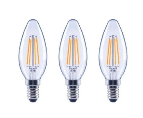 Photo 1 of EcoSmart
40-Watt Equivalent B11 Dimmable ENERGY STAR Clear Glass Filament LED Vintage Edison Light Bulb Bright White (3-Pack)
4 PACK