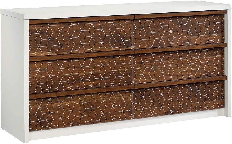 Photo 1 of Sauder Harvey Park Dresser, L: 60.71" x W: 17.48" x H: 31.06", Soft White finish INCOMPLETE SET BOX 1 OF 2 ONLY