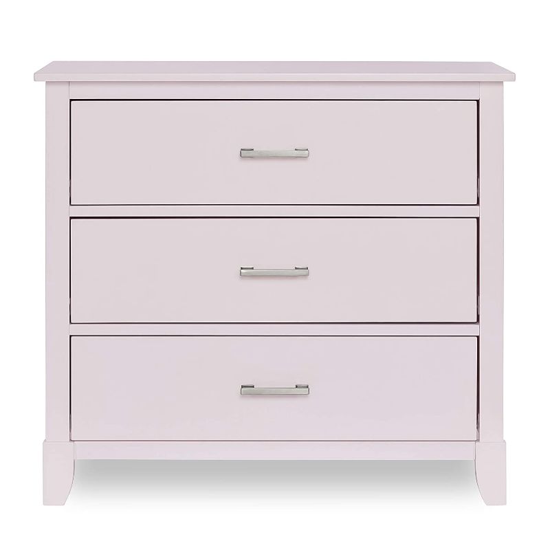 Photo 1 of  Blush Pink Dream on Me Universal 3 Drawers Chest | Kids Bedroom Dresser | Three Drawers Dresser Mid Century Modern, Blush Pink

